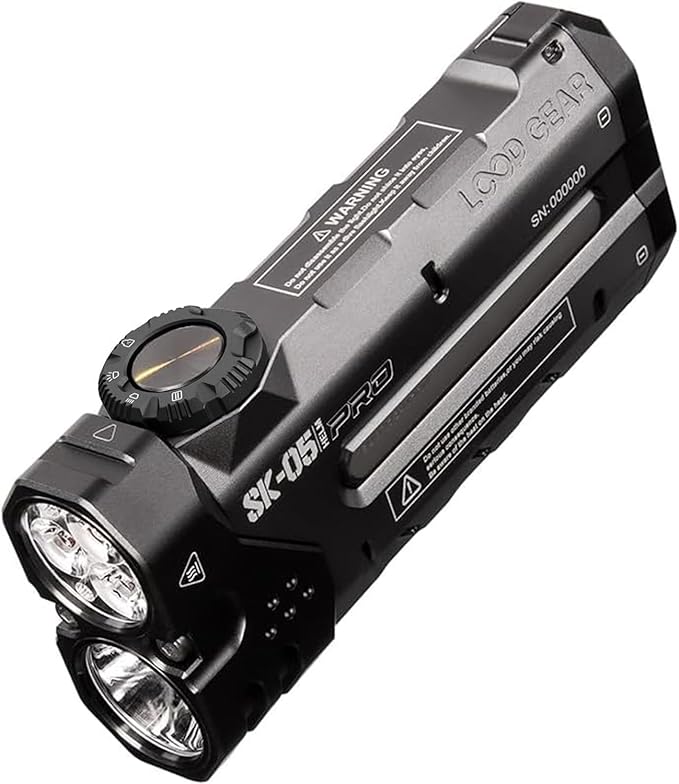 LOOP GEAR SK05Pro Flat LED Flashlight with 8000mAh Power Bank